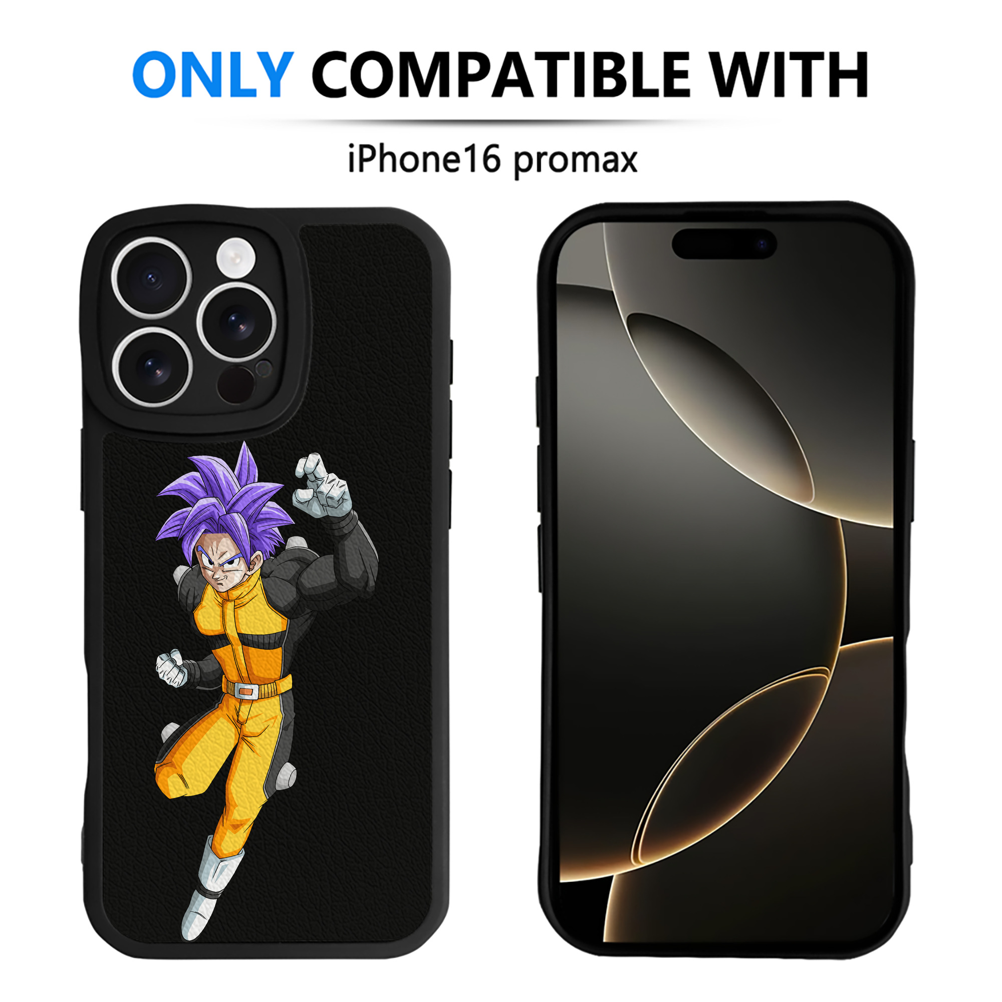 （画像用） ドラゴンボール DRAGON BALL 【iPhone 16シリーズ対応】シリコンスマホケース（レザー調） 材質：シリコン